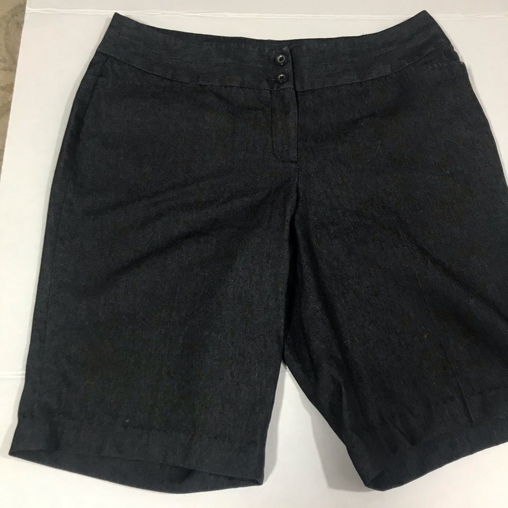 LANE BRYANT CHARCOAL GRAY SHORTS 14